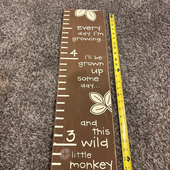 Brown Growth Chart Ruler - Picture 3 of 3
